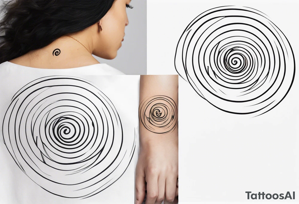 spiral tattoo idea