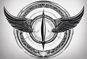 Coming out of the book will be a trident, a golden snitch, lexa's tattoo from the 100, the number four from I am Number Four, a duantless symbol. tattoo idea