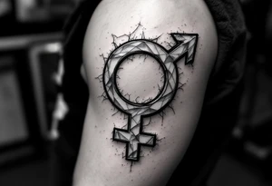 Transgender symbol tattoo tattoo idea