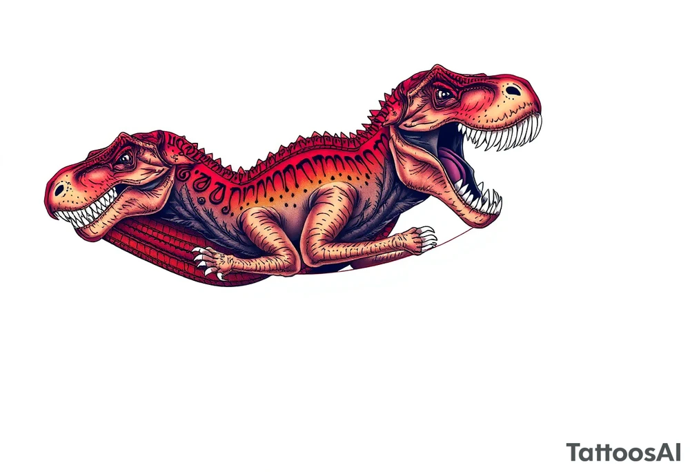 dinosaur tattoo idea