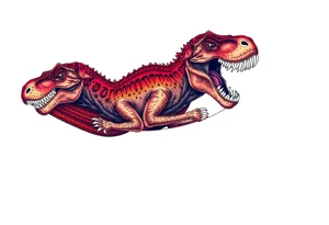 dinosaur tattoo idea