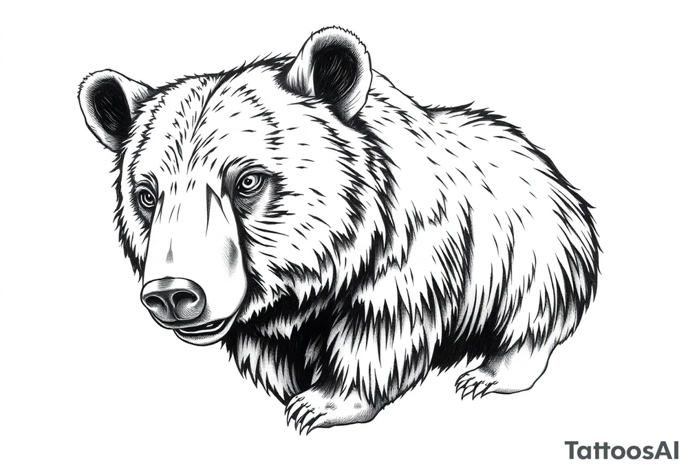 Bear, Portland Oregon tattoo idea