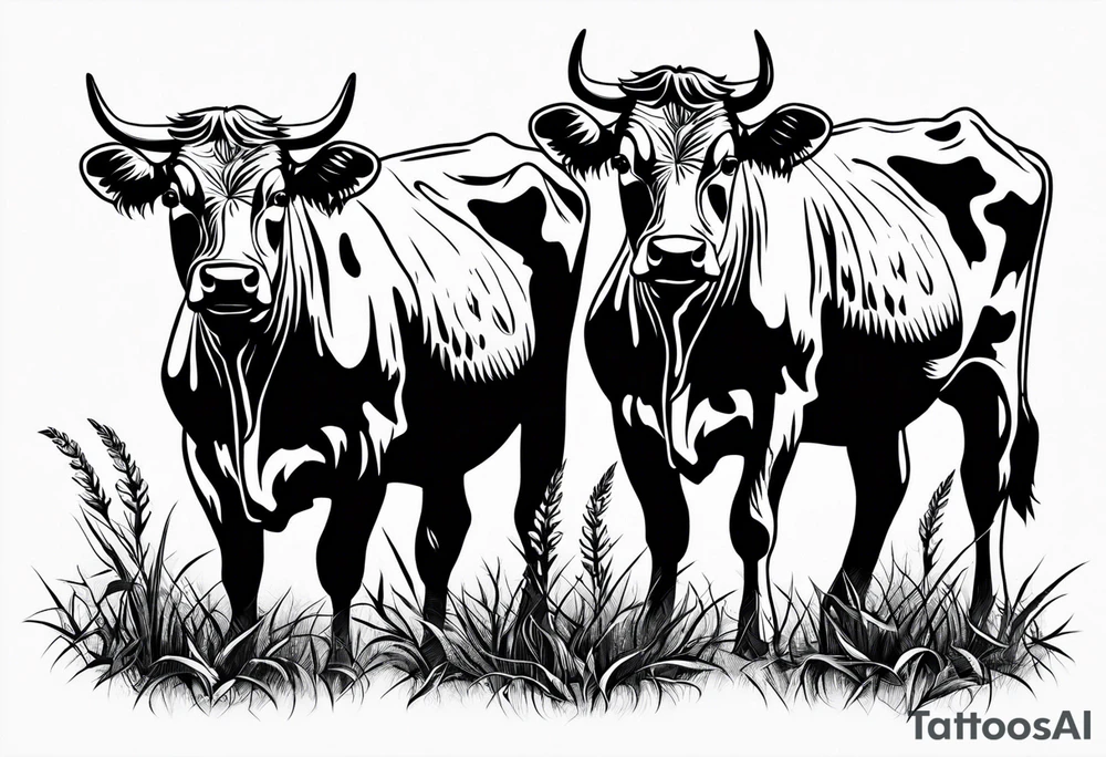 three cows tattoo idea