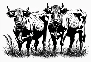 three cows tattoo idea