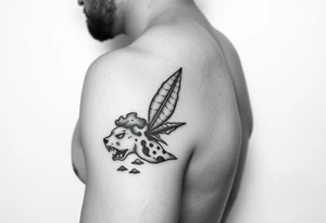 A black and white tattoo that will go on side of the wrist. This is for someone who loves ocean, travel and books. Give this on side of the arm tattoo idea