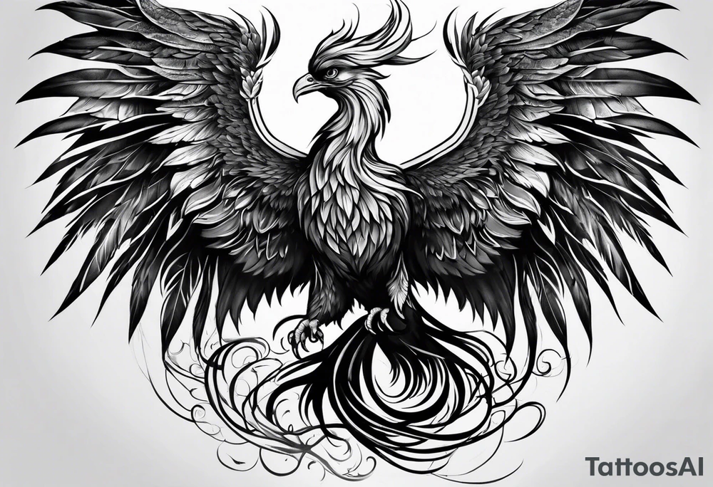 Phoenix tattoo idea