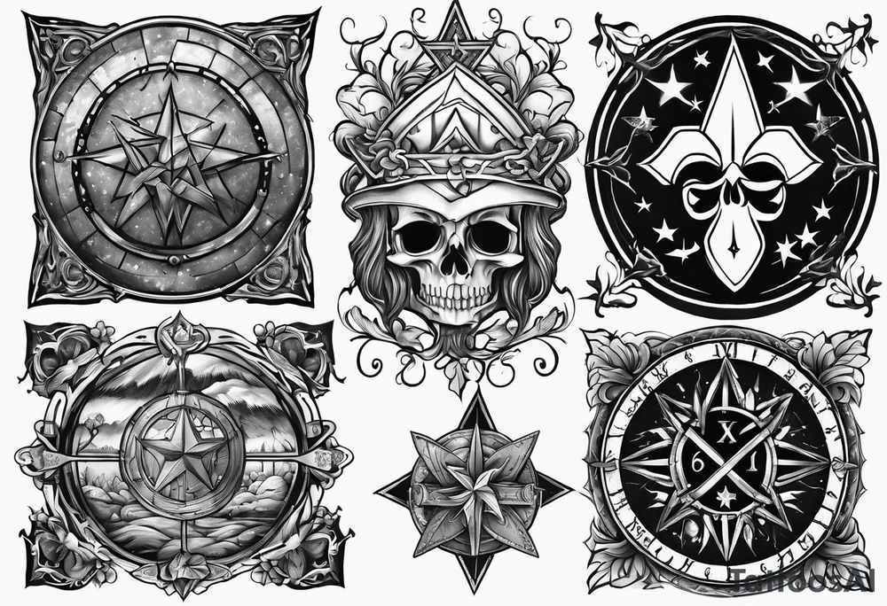 Witchcraft church addiction jail mom farm  cancer zodiac 69 broken blessed lost tattoo idea