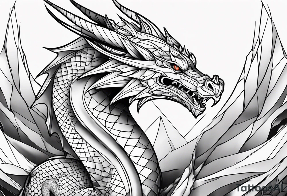 Dragon sleeve tattoo idea