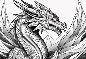 Dragon sleeve tattoo idea