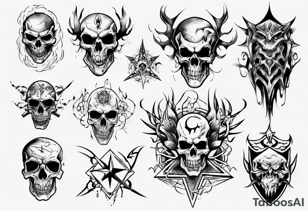 Evil tattoo idea