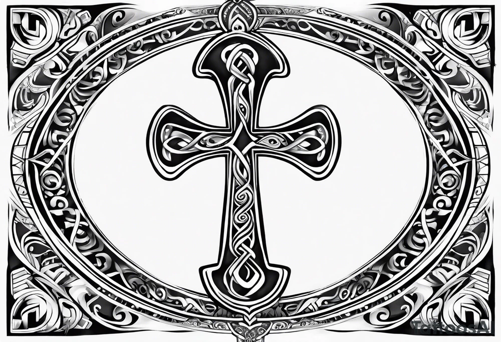 ankh for maori tattoo idea