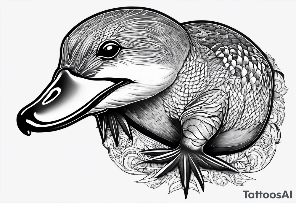 platypus tattoo idea
