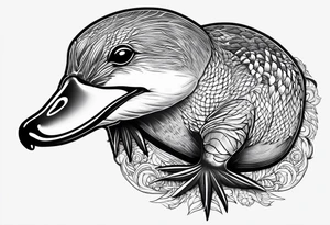platypus tattoo idea