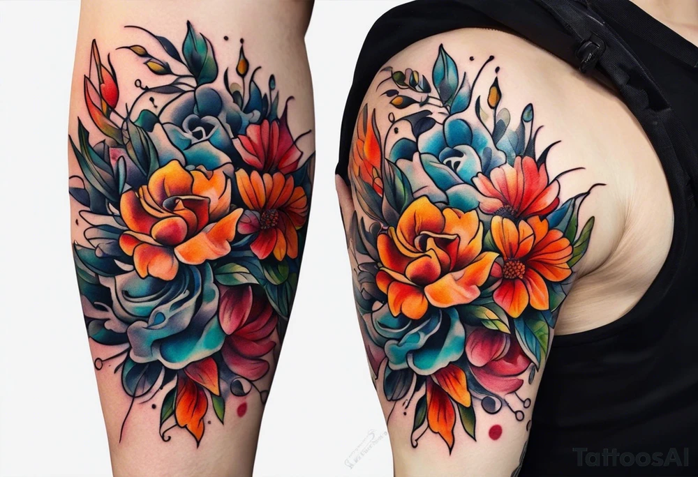 lines on hand tattoo idea