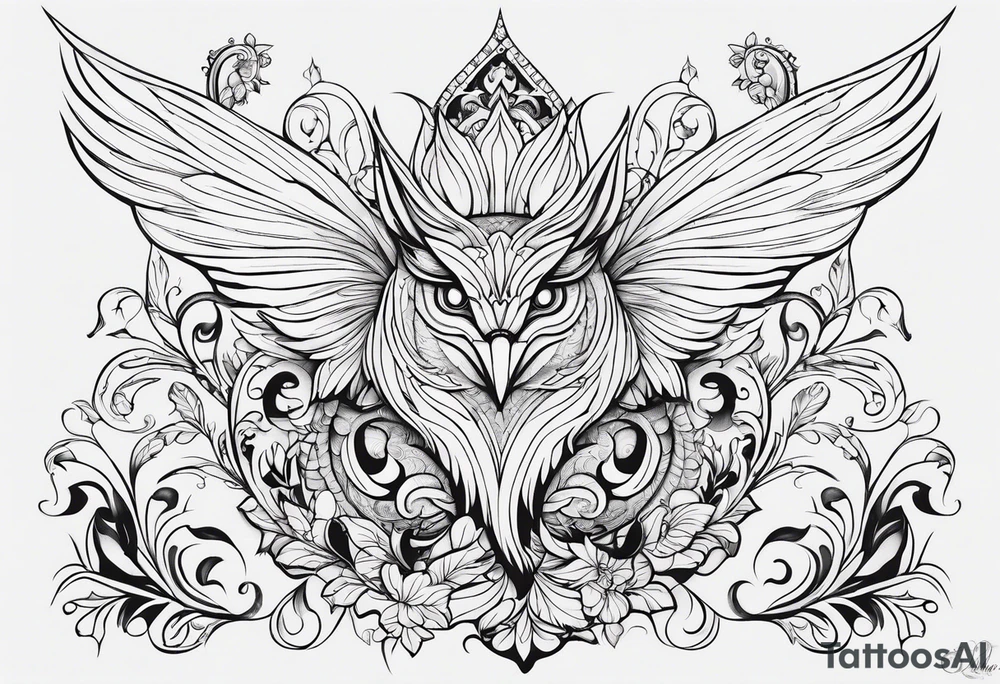 Russian fairy tale creature tattoo idea