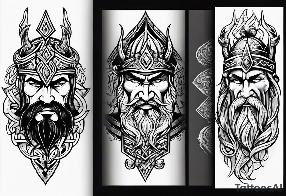 Viking tattoo idea