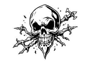 Black plague tattoo idea