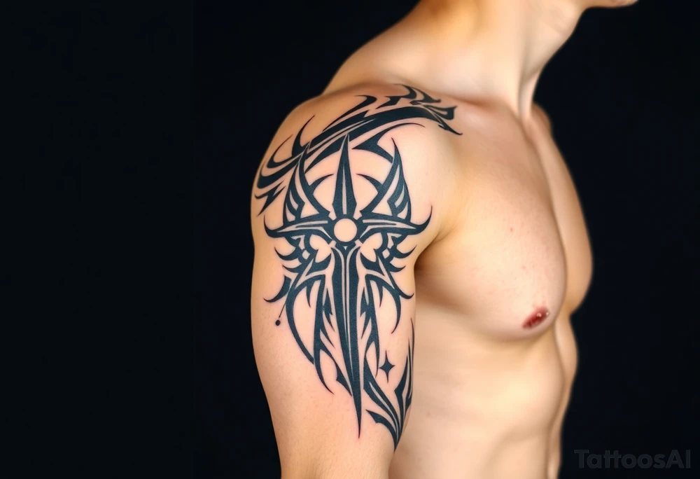 Audentes fortuna iavat quote from Latin, Roman army symbol as well tattoo idea