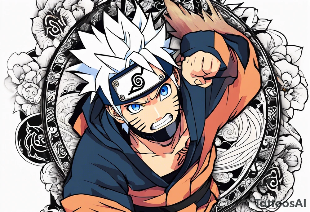 nigga naruto tattoo idea