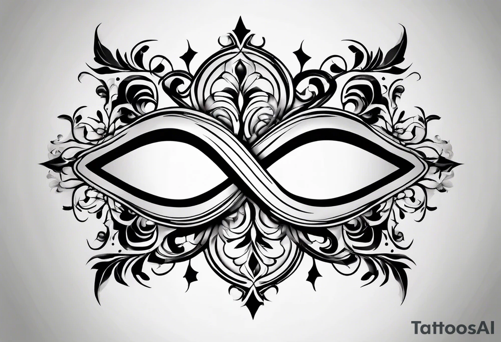 Horizontal, Infinity symbol tattoo idea