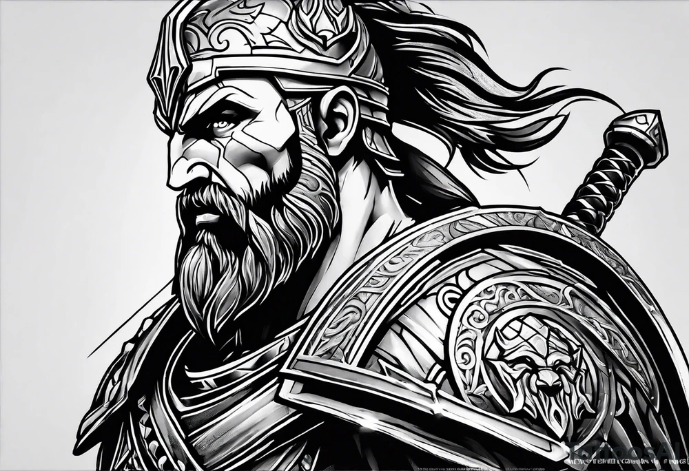 Ares God of War tattoo idea