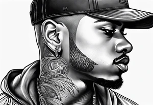 Latto Rapping tattoo idea