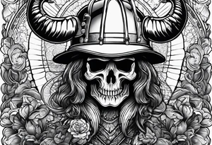 fisherman at the pond, Angel, rams skull, gladiators helmet tattoo idea