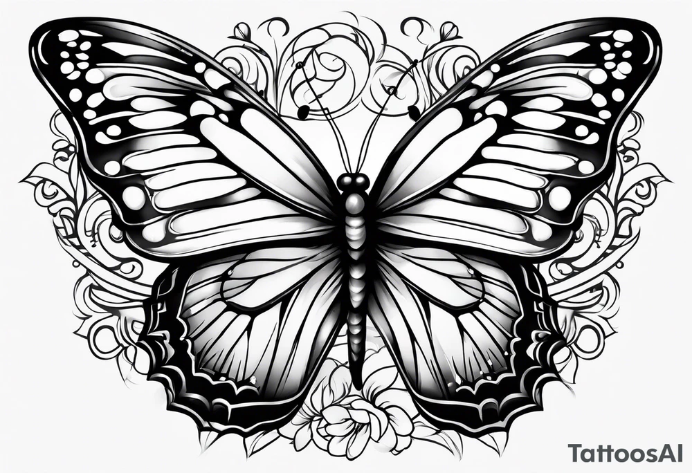 Butterflies tattoo idea