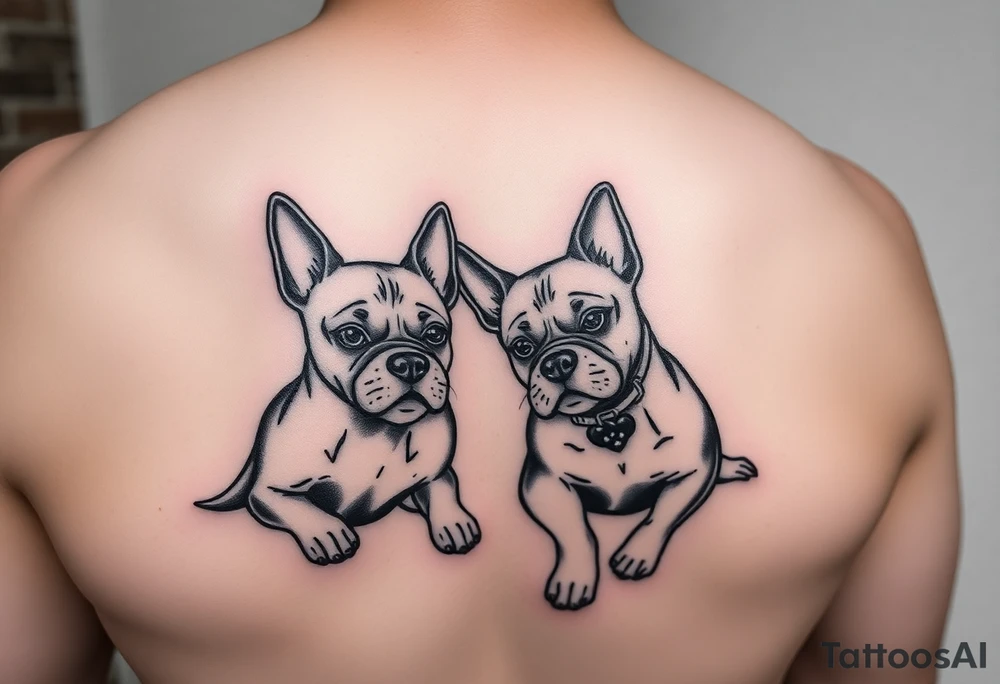 18 years old girl with curves doggy stylish tattoo idea