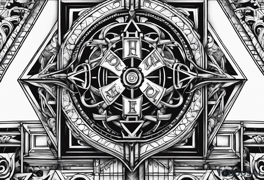 Truss, stage, lights, moving head, show tattoo idea