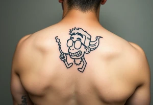 Dope in smoke tattoo idea