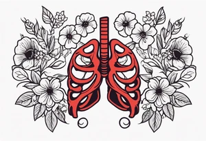 human ribs


old school vintage simple traditional design surrounded by vintage flowers


bold color simple tattoo idea