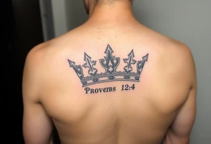 proverbs 12:4 crown tattoo idea