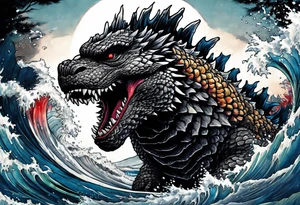 millennium godzilla tattoo idea