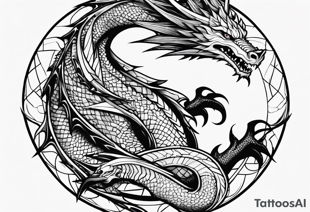 Valhalla friendly 
dragon tattoo idea
