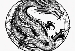 Valhalla friendly 
dragon tattoo idea