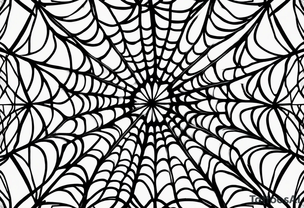 A spider web tattoo for the elbow.
Shorter horizontally, longer vertically. tattoo idea