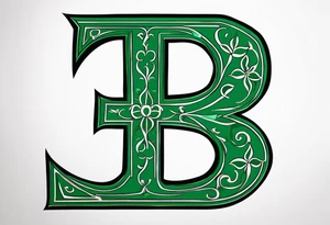 Emerald with “J+K” tattoo idea