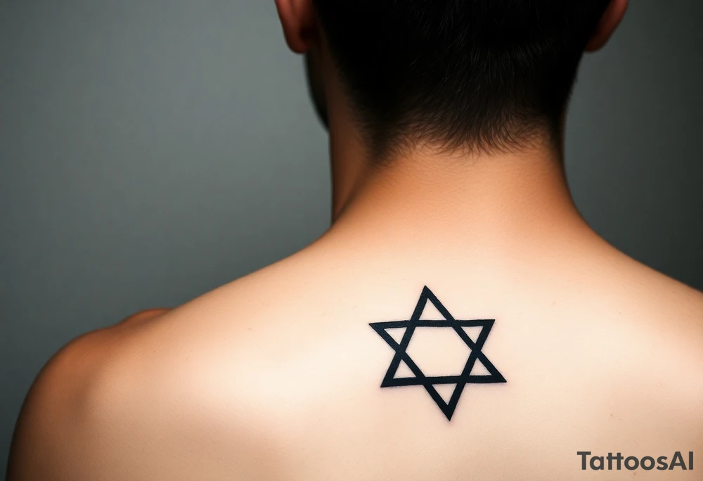 minimalistic, sagittarius, jupiter symbol, sacred geometry, runes for, Good luck and fortune, success, grace, youth, protection from evil magic, protection, safe travels, energy, divine, energy, wisdom, prosperity, love, beauty, color black, david star, GOD's name in hereby tattoo idea