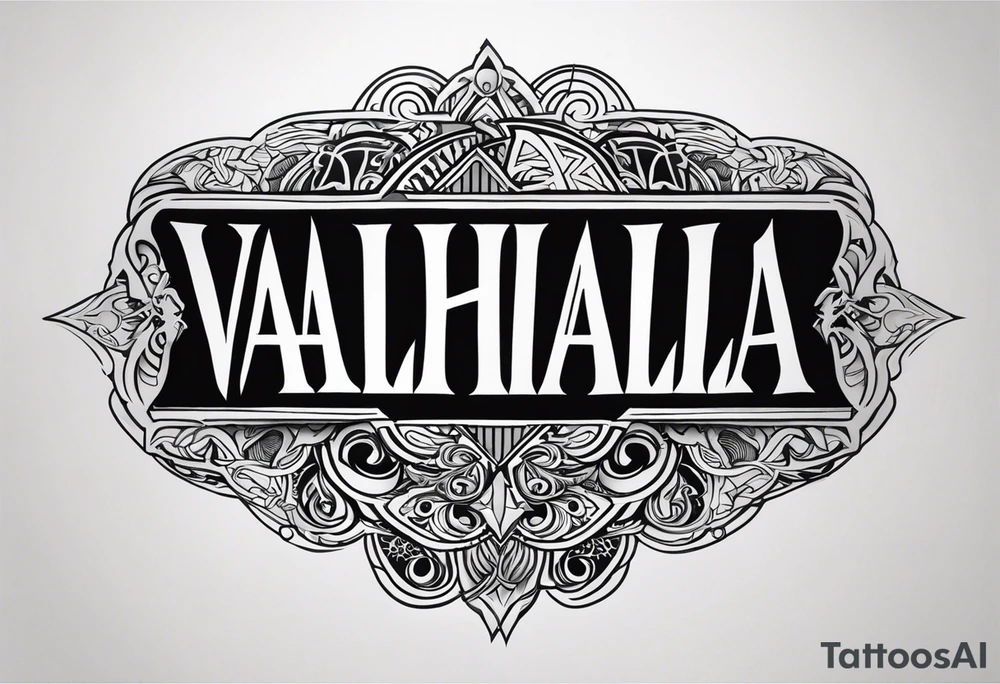 Valhalla tattoo idea