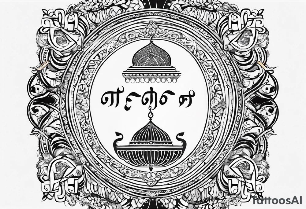 Tattoo ਨਿਰਭਉ ਨਿਰਵੈਰ written in Gurmukhi written text. tattoo idea Tattoo ਨਿਰਭਉ ਨਿਰਵੈਰ written in Gurmukhi written text. tattoo idea