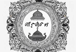 Tattoo ਨਿਰਭਉ ਨਿਰਵੈਰ written in Gurmukhi written text. tattoo idea