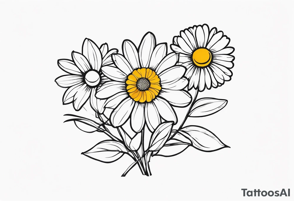 Daisy chain tattoo idea