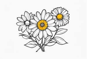 Daisy chain tattoo idea