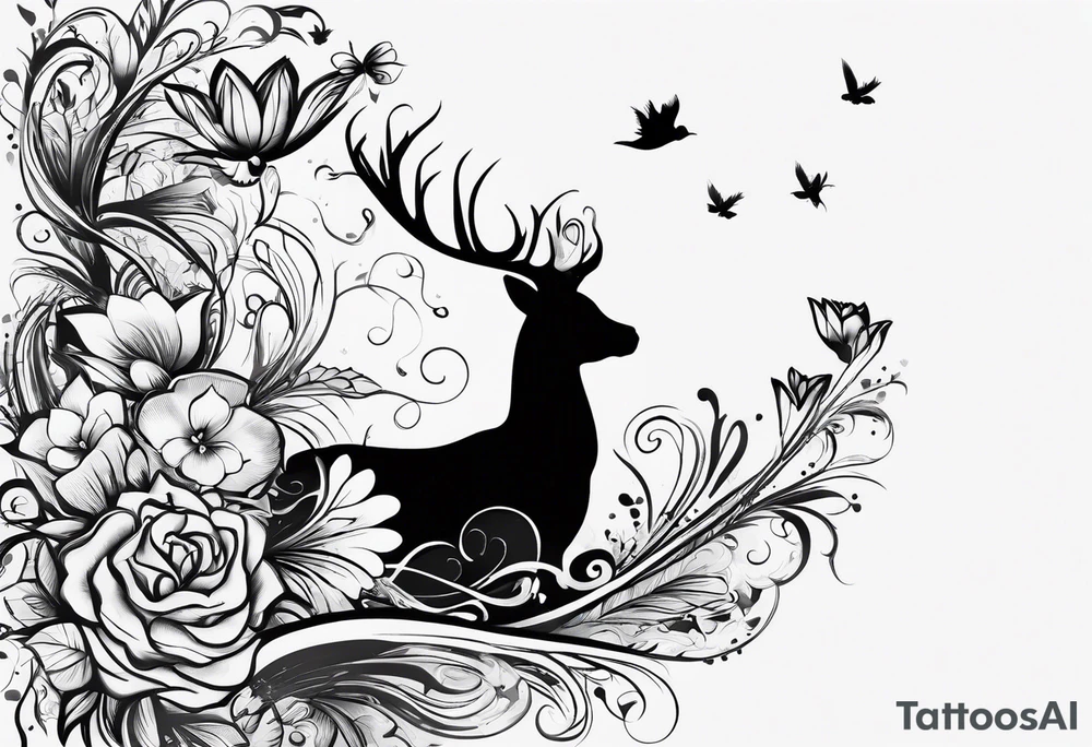 life is about love tattoo idea