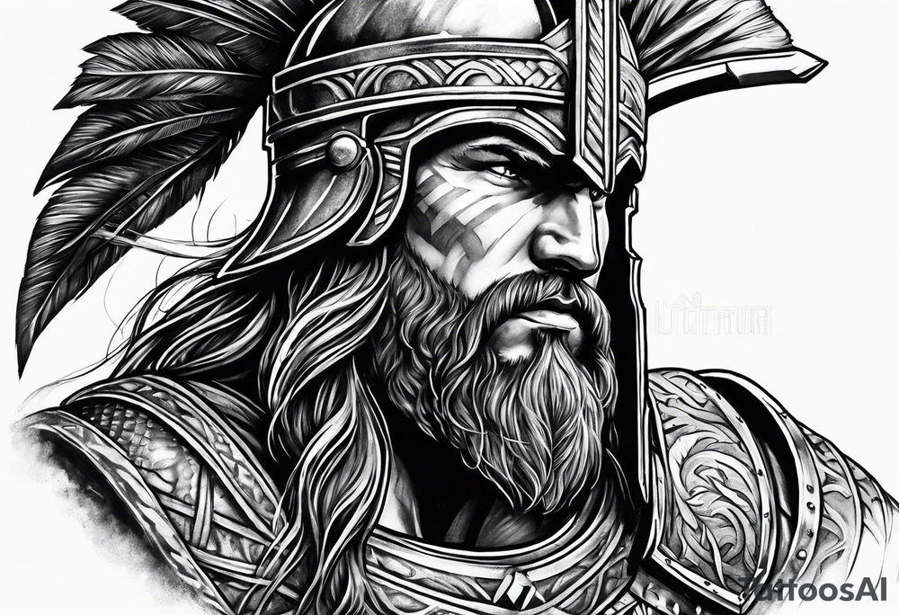 Spartan Warriors & Vikings tattoo idea