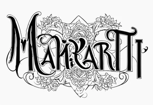 Mararti bitch text tattoo idea