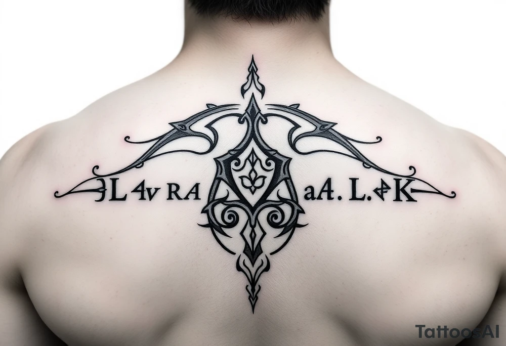 Lakelyn..Clara...Addalyn...Alek nordic runes design tattoo idea