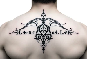 Lakelyn..Clara...Addalyn...Alek nordic runes design tattoo idea