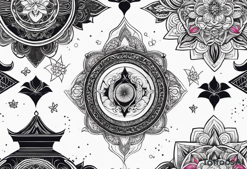 Tatuaje de cinturón de Orión tattoo idea